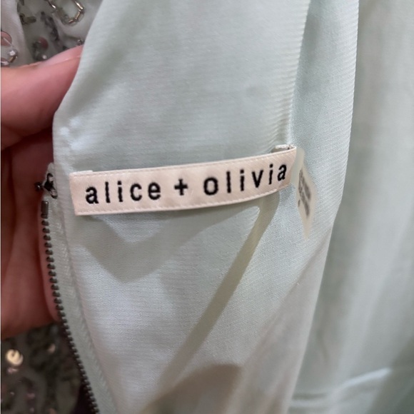 Alice & Olivia Palmira Sequined Embellished Dress Size 4 - Picture 7 of 15